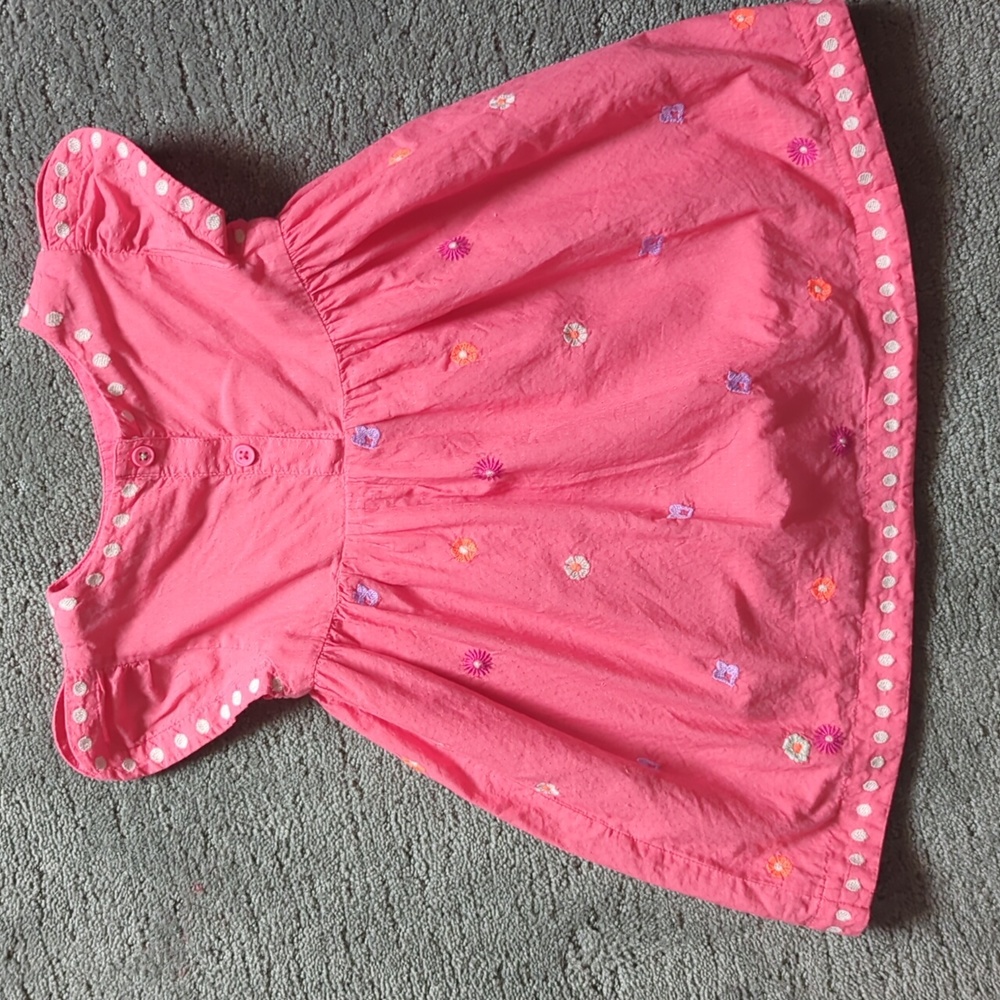Mini Boden Textured Dress - Picture 3 of 4